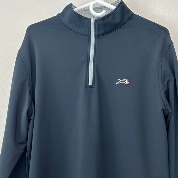 Peter millar Perth Performance Quarter Zip Pull over athletic golf sports L - Picture 2 of 8